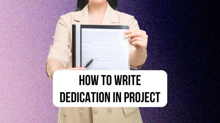 how to write dedication in research